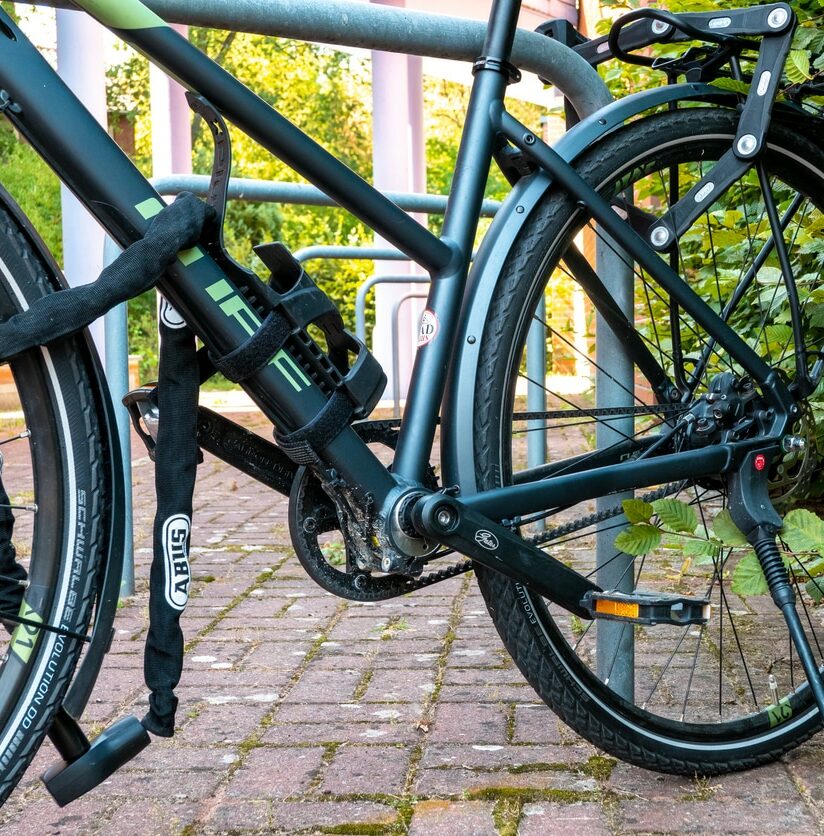 verschlossenes Fahrradschloss